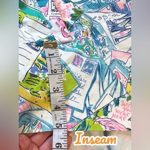 LILLY PULITZER 🌴NWT 🌴5” CALLAHAN STRETCH SHORT/ MULTI WISH YOU WERE HERE Size - Picture 12 of 12